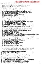 Bài tập Tiếng Anh Lớp 12 The infinitive or the gerund